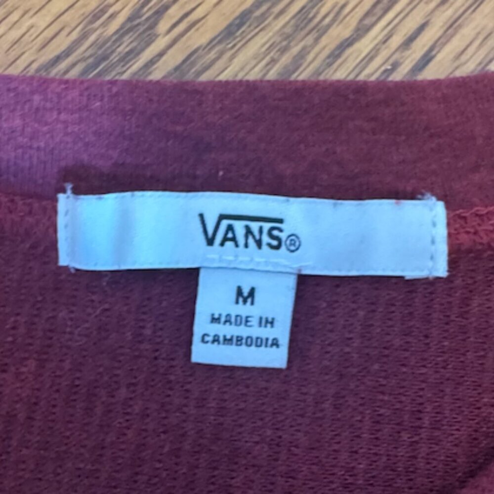 Men’s long sleeve vans shirt. (SHM-3) - Picture 4 of 6